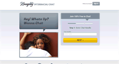 Desktop Screenshot of naughtyinterracialchat.com